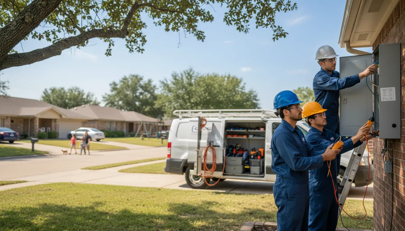 Certified electrician providing emergency electrical services in Radom, IL